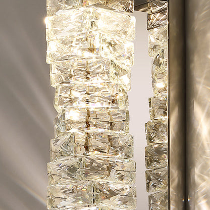Rectangular Column Stainless Steel LED Wall Sconce Lamp