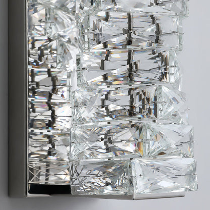 Rectangular Column Stainless Steel LED Wall Sconce Lamp