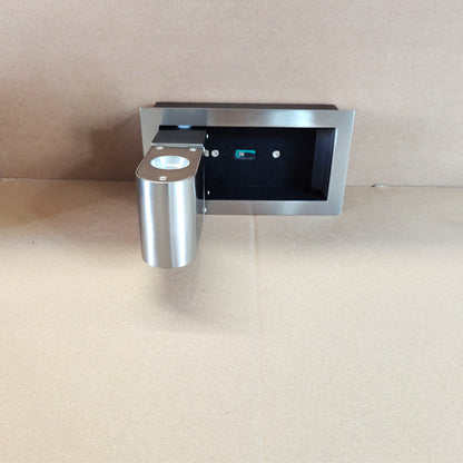 Rotatable Rectangular Aluminum LED Wall Sconce Lamp