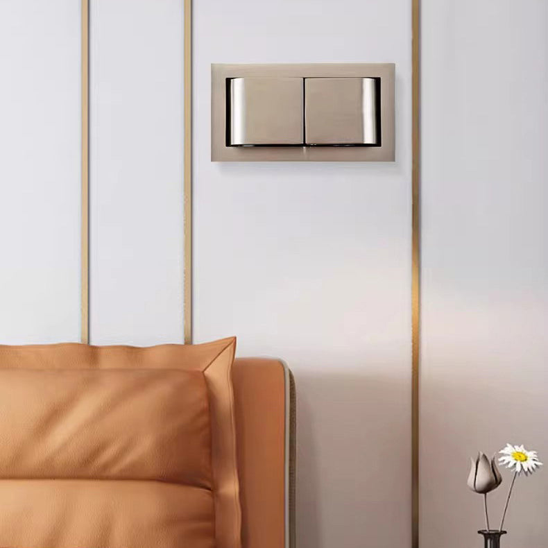Rotatable Rectangular Aluminum LED Wall Sconce Lamp