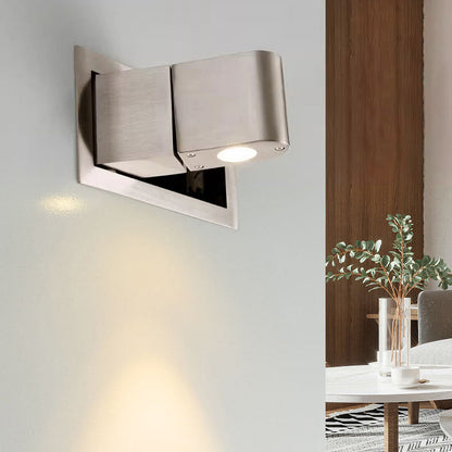 Rotatable Rectangular Aluminum LED Wall Sconce Lamp