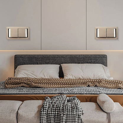 Rotatable Rectangular Aluminum LED Wall Sconce Lamp