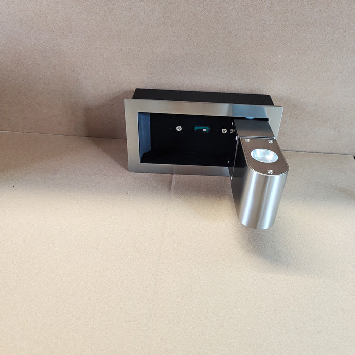 Rotatable Rectangular Aluminum LED Wall Sconce Lamp