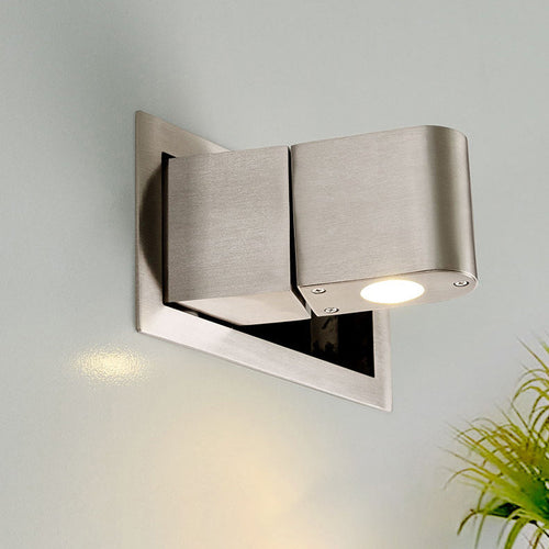 Rotatable Rectangular Aluminum LED Wall Sconce Lamp