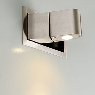 Rotatable Rectangular Aluminum LED Wall Sconce Lamp