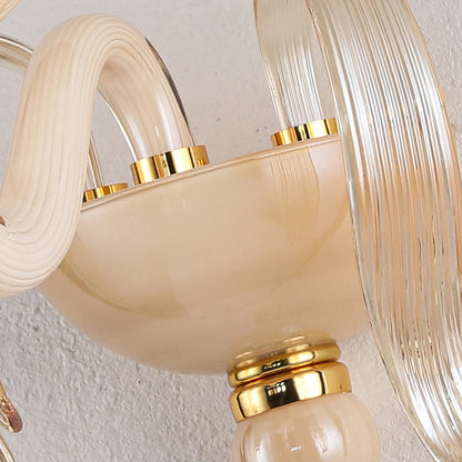 Leaf Hardware Frame Glass Shade 1-Light Wall Sconce Lamp