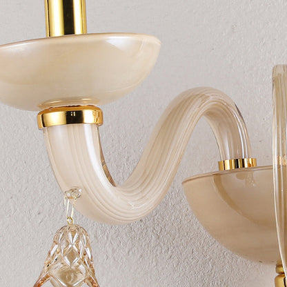 Leaf Hardware Frame Glass Shade 1-Light Wall Sconce Lamp