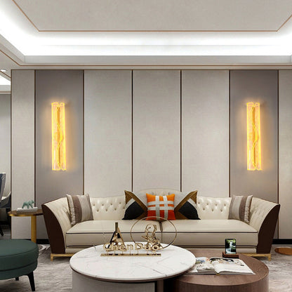 Cylindrical Iron Aluminum Acrylic LED Wall Sconce Lamp