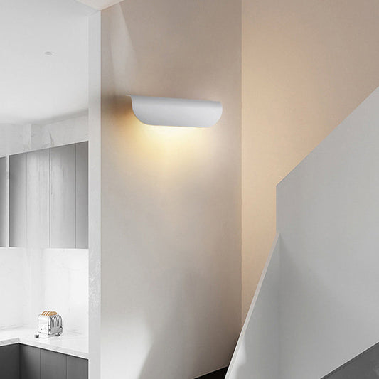 Waterproof Rectangle Aluminum Glass LED Wall Sconce Lamp