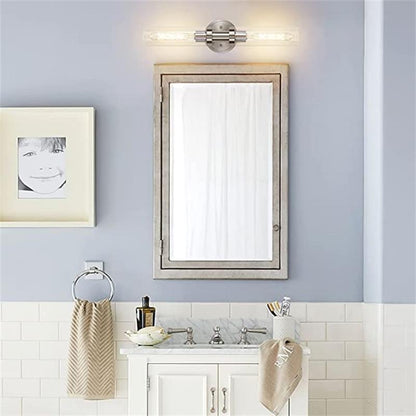 Cylinder Iron Shade 2-Light Vanity Light Wall Sconce Lamp