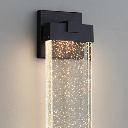 Waterproof Aluminum Bubble Crystal LED Wall Sconce Lamp