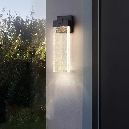 Waterproof Aluminum Bubble Crystal LED Wall Sconce Lamp