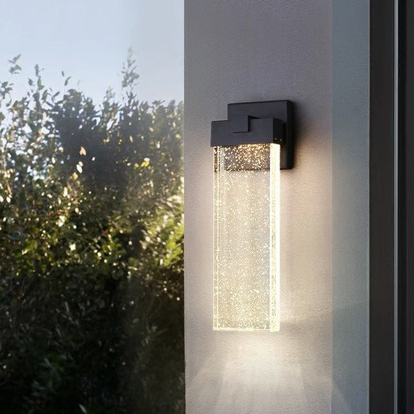 Waterproof Aluminum Bubble Crystal LED Wall Sconce Lamp