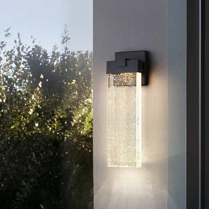 Waterproof Aluminum Bubble Crystal LED Wall Sconce Lamp