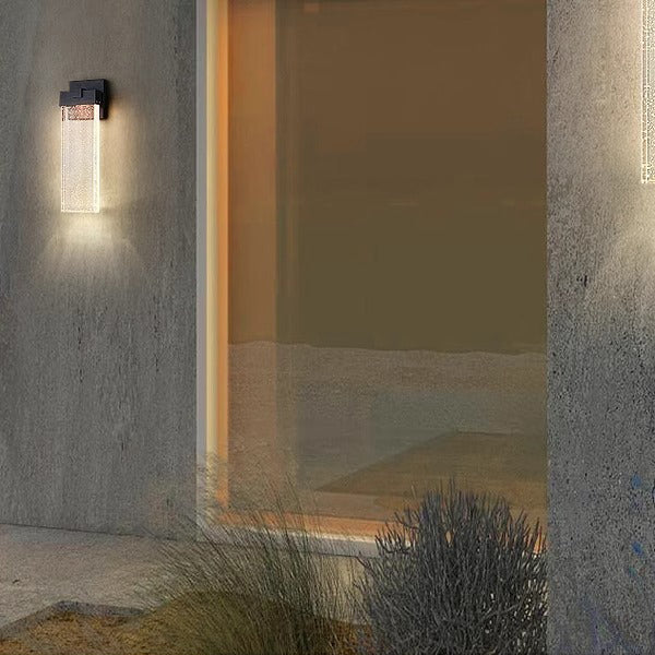 Waterproof Aluminum Bubble Crystal LED Wall Sconce Lamp