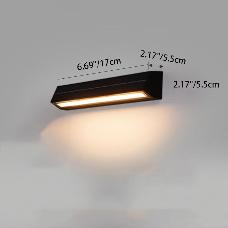 Rectangular Triangle ABS Acrylic LED Wall Sconce Lamp