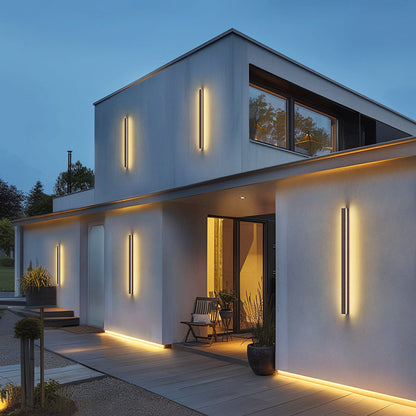 Outdoor Long Aluminum Acrylic LED Wall Sconce Lamp