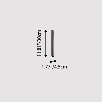 Outdoor Long Aluminum Acrylic LED Wall Sconce Lamp