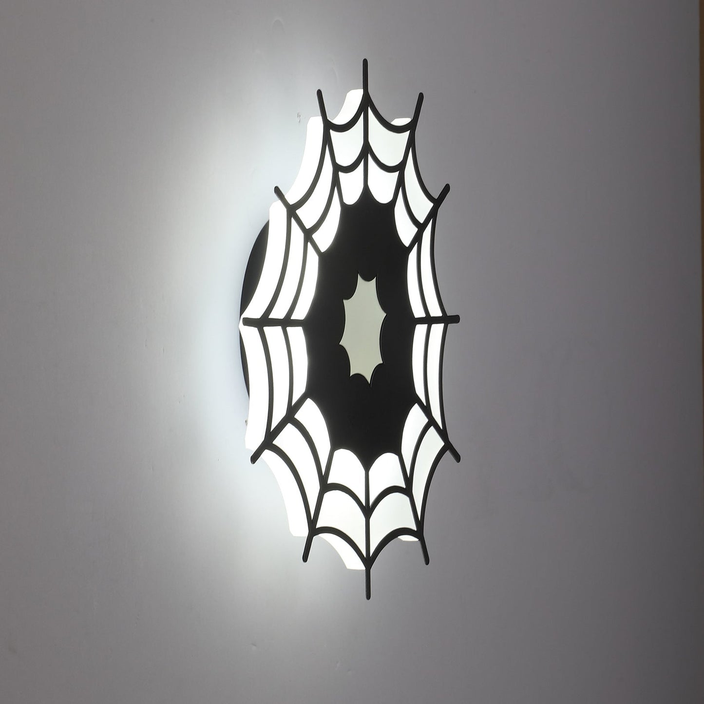 Creative Spider Web Iron Acrylic LED Wall Sconce Lamp