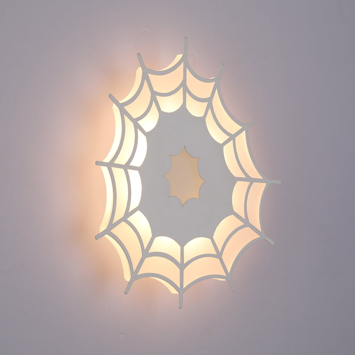 Creative Spider Web Iron Acrylic LED Wall Sconce Lamp