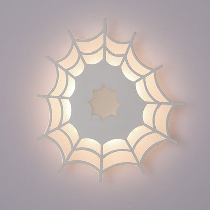 Creative Spider Web Iron Acrylic LED Wall Sconce Lamp