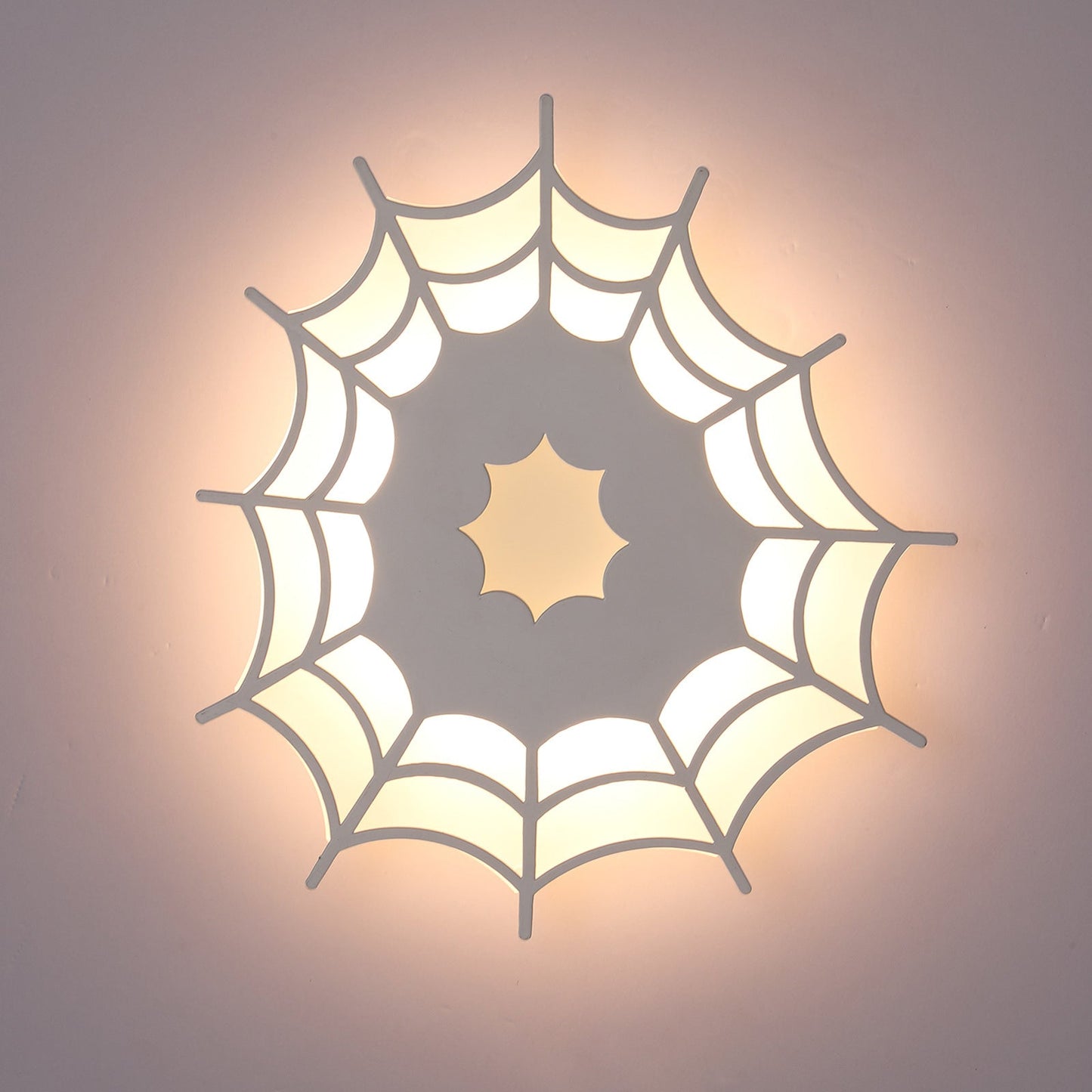 Creative Spider Web Iron Acrylic LED Wall Sconce Lamp