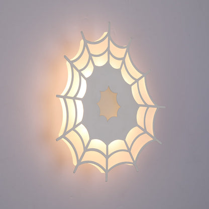 Creative Spider Web Iron Acrylic LED Wall Sconce Lamp