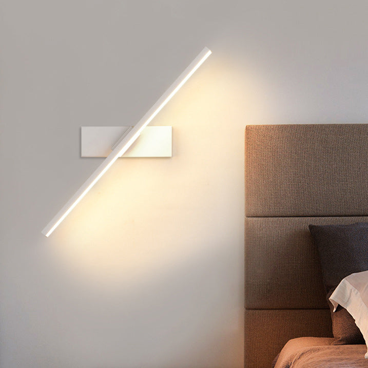 Modern Minimalist Long Iron Aluminum LED Wall Sconce Lamp