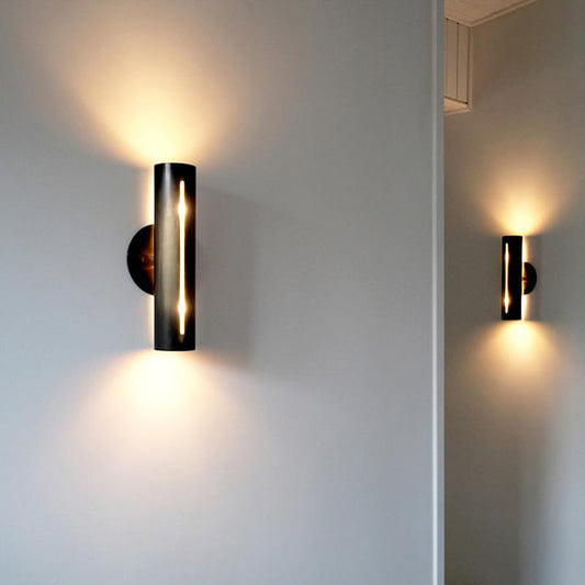 Modern Minimalist Cylinder Iron LED Wall Sconce Lamp