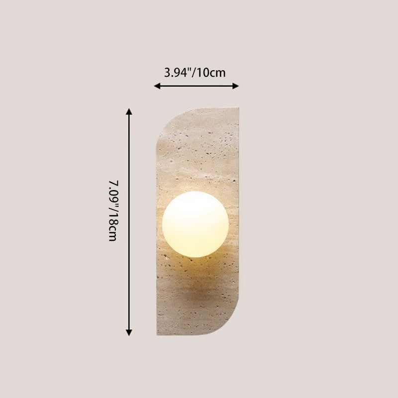Japanese Glass Shade 1/2/3 Light Wall Sconce Lamp