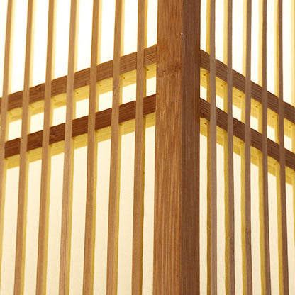 Traditional Japanese Bamboo Pendant Light