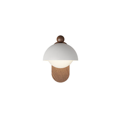 Mid-Century Modular Spherical 1-Light Wall Sconce Lamp