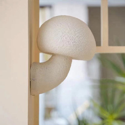 Contemporary Creative Mushroom Resin LED Wall Sconce Lamp