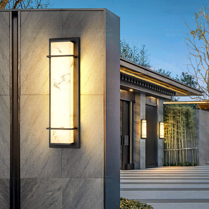 Chinese Resin Stainless Steel LED Wall Sconce Lamp