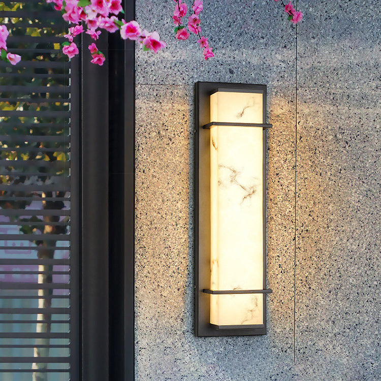 Chinese Resin Stainless Steel LED Wall Sconce Lamp