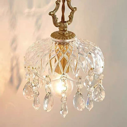 Nordic Teardrop Iron Glass 1-Light Wall Sconce Lamp