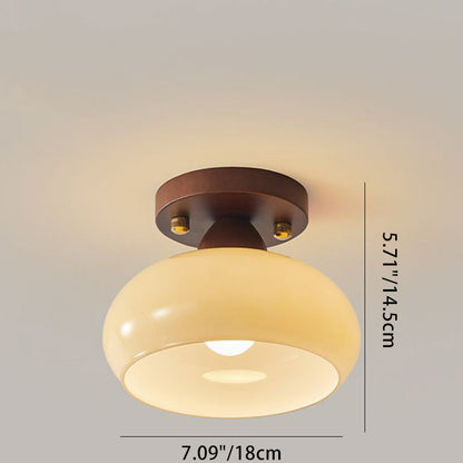 Traditional Iron Dome Ceiling Light