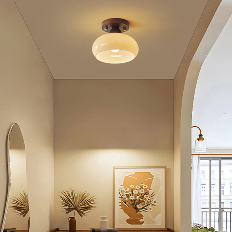 Traditional Iron Dome Ceiling Light