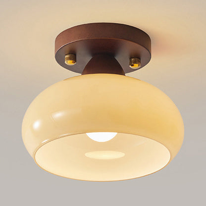 Traditional Iron Dome Ceiling Light