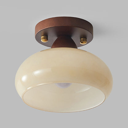 Traditional Iron Dome Ceiling Light