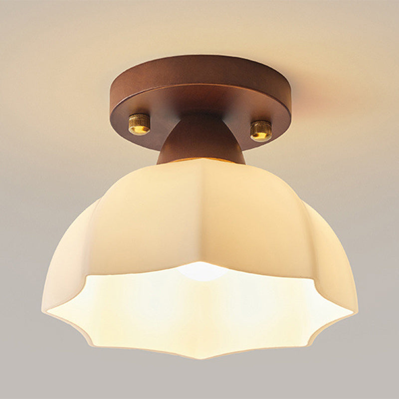 Traditional Iron Dome Ceiling Light