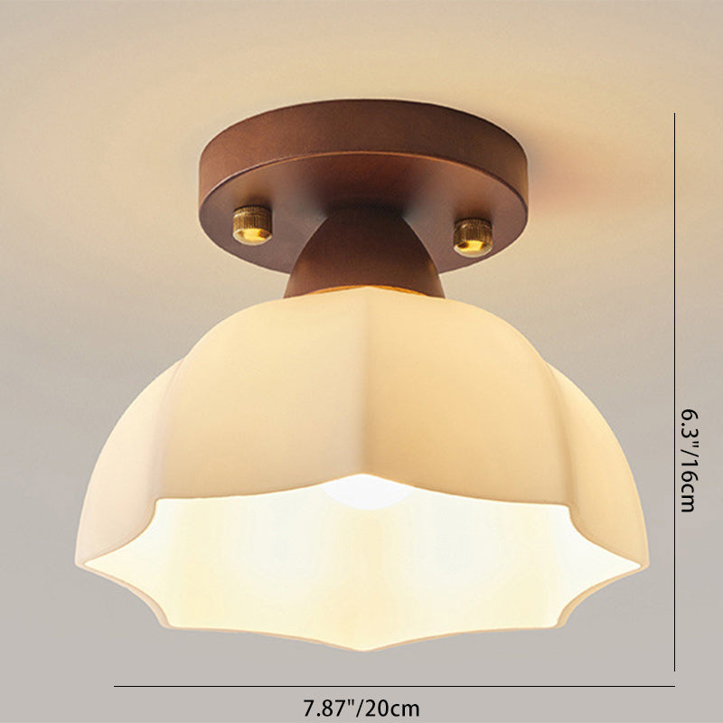 Traditional Iron Dome Ceiling Light