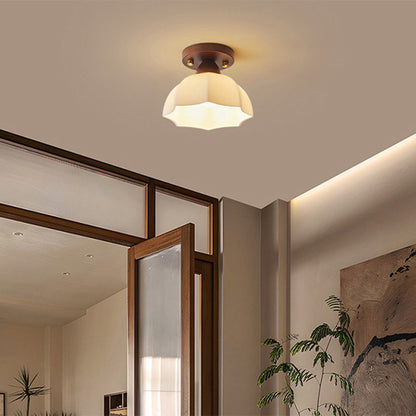 Traditional Iron Dome Ceiling Light
