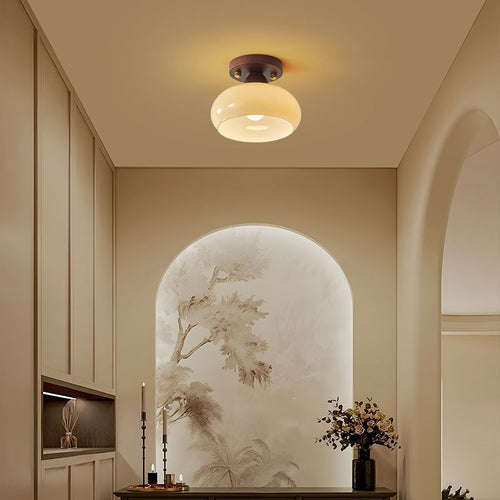 Traditional Iron Dome Ceiling Light