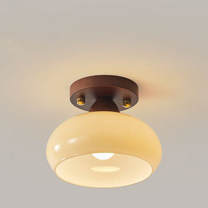 Traditional Iron Dome Ceiling Light