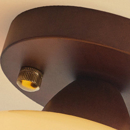 Traditional Iron Dome Ceiling Light