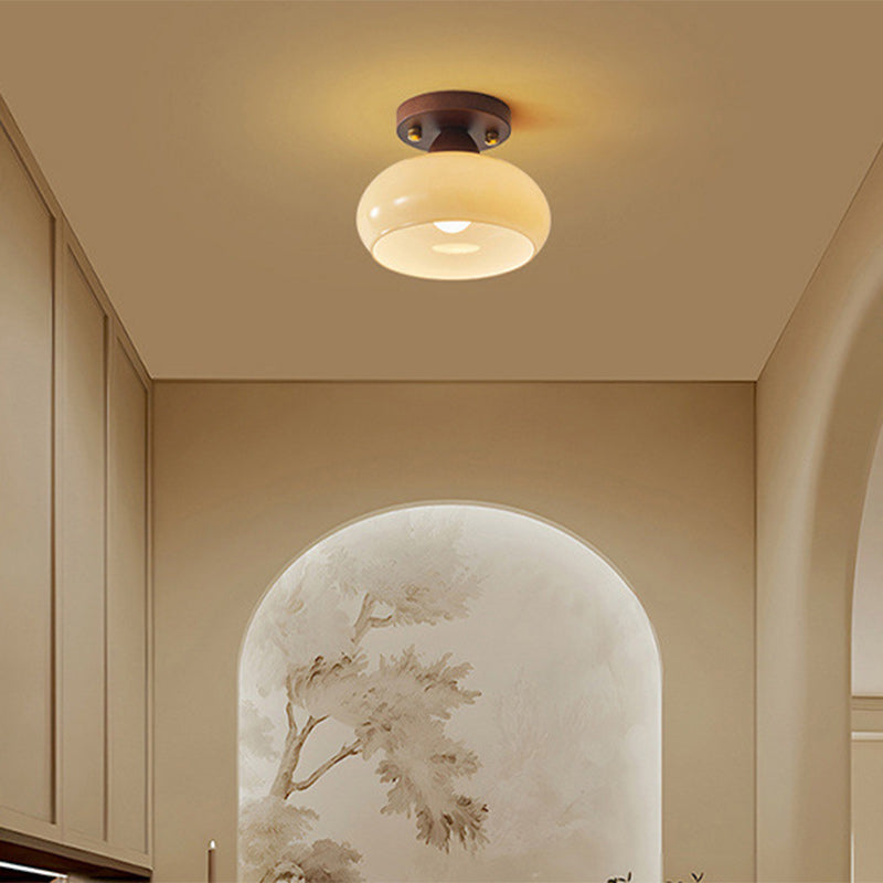 Traditional Iron Dome Ceiling Light
