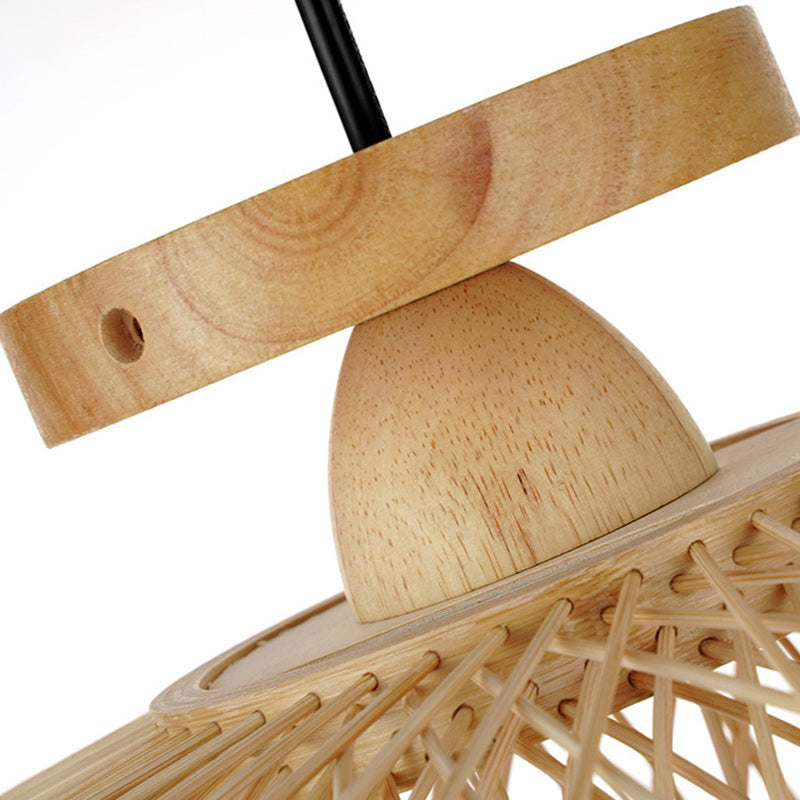 Traditional Rattan Ceiling Light