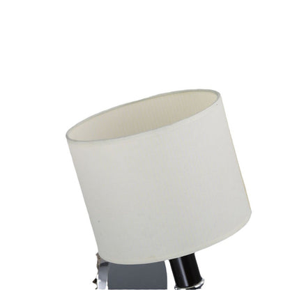 Nordic Column Steel Fabric 1-Light Wall Sconce Lamp