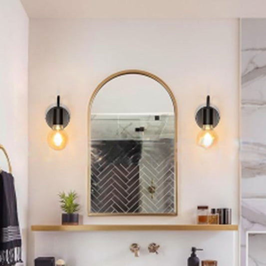 Contemporary Nordic Column Iron 1-Light Wall Sconce Lamp